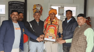 रूपवास: गहनोली मोड थाना अधिकारी कृष्णवीरसिंह का राष्ट्रपति पदक से सम्मानित होने पर किया गया सम्मान