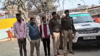 कोटवा: कोटवा पुलिस ने दो अपहरणकर्ताओं सहित तीन अपहृत युवकों और अपहरण में प्रयुक्त स्कॉर्पियो को किया बरामद