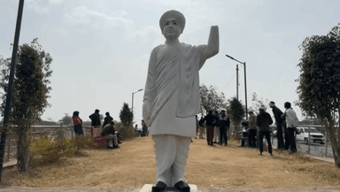 झौथरी: गैंजी घाटा पर शहीद काली बाई और नाना भाई खांट की मूर्तियों को असामाजिक तत्वों ने किया खंडित, आदिवासी संगठनों ने जताया आक्रोश