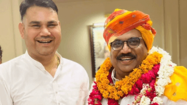 तालेड़ा: बूंदी में अल्पसंख्यक कांग्रेस कार्यकर्ताओं ने की आतिशबाजी