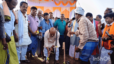 ರಟ್ಟೀಹಳ್ಳಿ: ಮೇದೂರು ಗ್ರಾಮದಲ್ಲಿ ಉಡಚಮ್ಮ ದೇವಿ ಸಭಾಭವನ ನಿರ್ಮಾಣಕ್ಕೆ ಮಾಜಿ ಸಿಎಂ, ಸಂಸದ ಬಸವರಾಜ ಬೊಮ್ಮಾಯಿ ಶಂಕುಸ್ಥಾಪನೆ