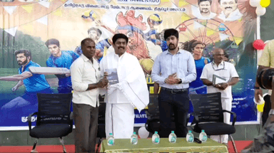 திருப்பூர் தெற்கு: சிக்கண்ணா அரசு கடை கல்லூரியில் நடைபெற்ற இது நம்ப ஆட்டம் போட்டிய துவக்கி வைத்த மேயர் தினேஷ்குமார்