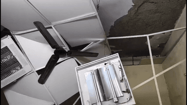 प्रीत विहार: प्रीत विहार के जल बोर्ड कार्यालय में हादसा, फॉल सीलिंग गिरने से दो घायल