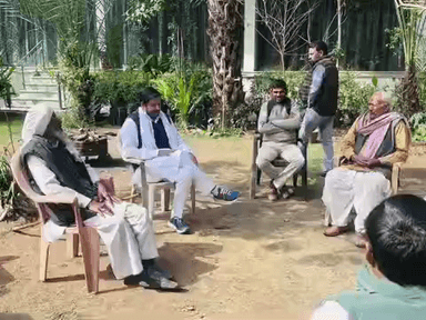 सीकरी: पूर्व विधायक वाजिब अली ने सीकरी में आवास पर ऑस्ट्रेलिया से लौटने पर आमजन के साथ की मुलाकात