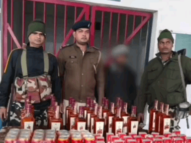 किशनगंज: कोचाधामन पुलिस ने 35.25 लीटर विदेशी शराब के साथ एक अभियुक्त को किया गिरफ्तार, दो मोटरसाइकिल ज़ब्त