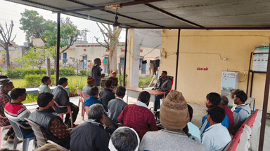 जहाज़पुर: पुलिस अधीक्षक धर्मेंद्र सिंह ने पंडेर थाने का किया निरीक्षण