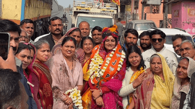 हुरड़ा: भाजपा महिला मोर्चा प्रदेशाध्यक्ष राखी राठौड़ का गुलाबपुरा में गर्मजोशी से स्वागत किया गया