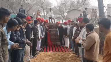 माण्डलगढ़: महुआ–मागतला सड़क पर आरसीसी पुलिया का शिलान्यास, विधायक गोपाल खंडेलवाल ने किया शुभारंभ