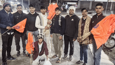 कोटड़ी: घर-घर पीले चावल देकर दिया निमंत्रण, कल सवाईपुर में होगा विराट हिंदू सम्मेलन