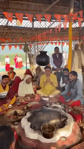 आमेर: हरीकिशनपुरा में आयोजित 9 कुंडिय श्री राम हवन कार्यक्रम में विधायक ने लिया हिस्सा