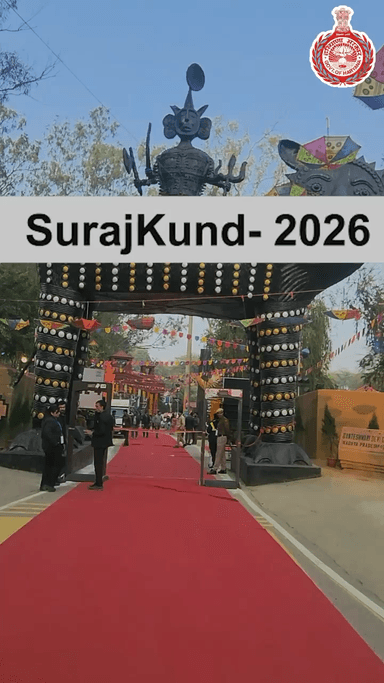 Surajkund Craft Mela 2026 | Stunning Visuals of Culture & Creativity ✨ #surajkundmela #faridabad #haryana