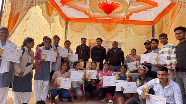 निवाड़ी: निवाड़ी पीजी कॉलेज में विकासखंड स्तरीय खेलकूद प्रतियोगिता का भव्य आयोजन