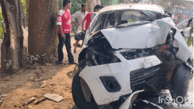 താമരശ്ശേരി: അമ്പായത്തോട് കാർ മരത്തിലിടിച്ച് ഉമ്മയും മകളും മരിച്ചു, രണ്ടു പേർക്ക് പരുക്ക്