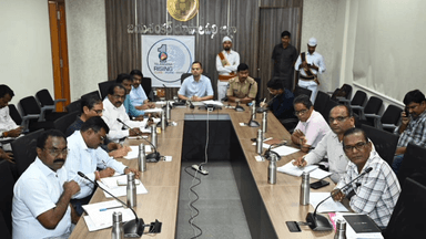 మహదేవ్పూర్: సరస్వతి అంత పుష్కరాల భక్తులకు ఇబ్బందులు లేకుండా ఏర్పాట్లు చేయాలి : దేవాదాయ శాఖ కమిషనర్ శైలజ రామయ్యార్