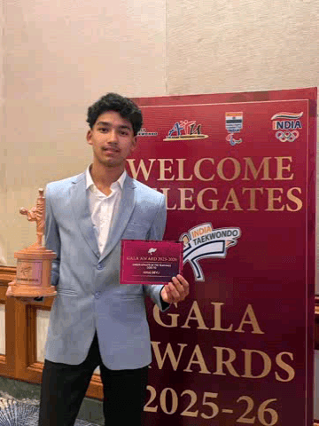 मुनस्यारी: मुनस्यारी की निहाल देवाली को मिला ताइक्वांडो का बेस्ट जूनियर मेल एथलीट ऑफ़ द ईयर अवार्ड