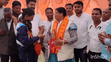 घोड़ाडोंगरी: घोड़ाडोंगरी विधायक गंगा उइके ने बैतूल-अयोध्या पदयात्रा संयोजकों का किया भव्य सम्मान