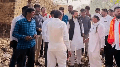 श्रीगोंदा: भावडी येथील नियोजित शासकीय विश्रामगृहच्या स्थळची आ. पाचपुते यांनी केली पाहणी