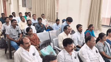 రేగొండ: నాణ్యత ప్రమాణాలతో లక్ష్యసాధనకు కృషి చేయాలి : జిల్లా వైద్య ఆరోగ్యశాఖ అధికారి మధుసూదన్