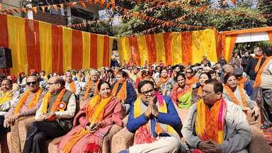 पंजाबी बाग: विधायक ने मोती नगर के हिंदू सम्मेलन में भाग लेकर सामाजिक एकता, राष्ट्रहित और सनातन मूल्यों पर की चर्चा