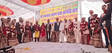 नारायणपुर: नारायणपुर में श्री रामनाथ अलग सेवा समिति के तत्वाधान में सामूहिक विवाह सम्मेलन का आयोजन