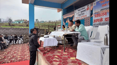 गरुड़: जन जन की सरकार, जनता के द्वार कार्यक्रम के तहत रामलीला मैदान गरूड़ में जनता दरबार का आयोजन, सुनी गई जनसमस्याएं