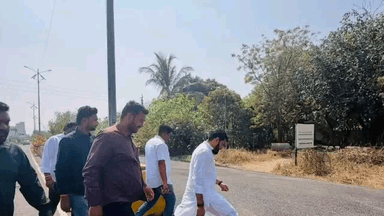 नगर: श्रीगोंदा येथे सुरू असलेल्या विकास कामांची आमदार पाचपुते यांनी केली पाहणी ;दिल्या अधिकाऱ्यांना सूचना