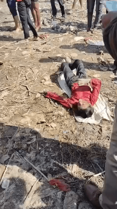 कटनी जिले के भजिया ग्राम में नदी में डूबा लड़का 30 घंटे बाद मिली उसकी लास बड़वारा पुलिस तैनात रही वहां पर