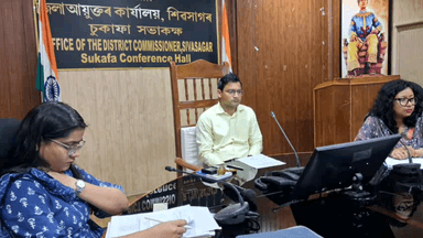 শিৱসাগৰ: জিলা দুৰ্যোগ ব্যৱস্থাপনা প্ৰাধিকৰণৰ বৈঠক সম্পন্ন শিৱসাগৰৰ চুকাফা সভাকক্ষত