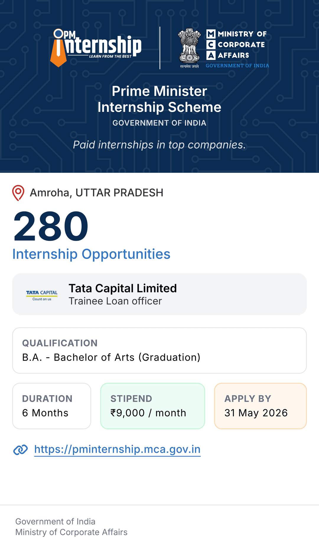 Internship Post Test to check orientation