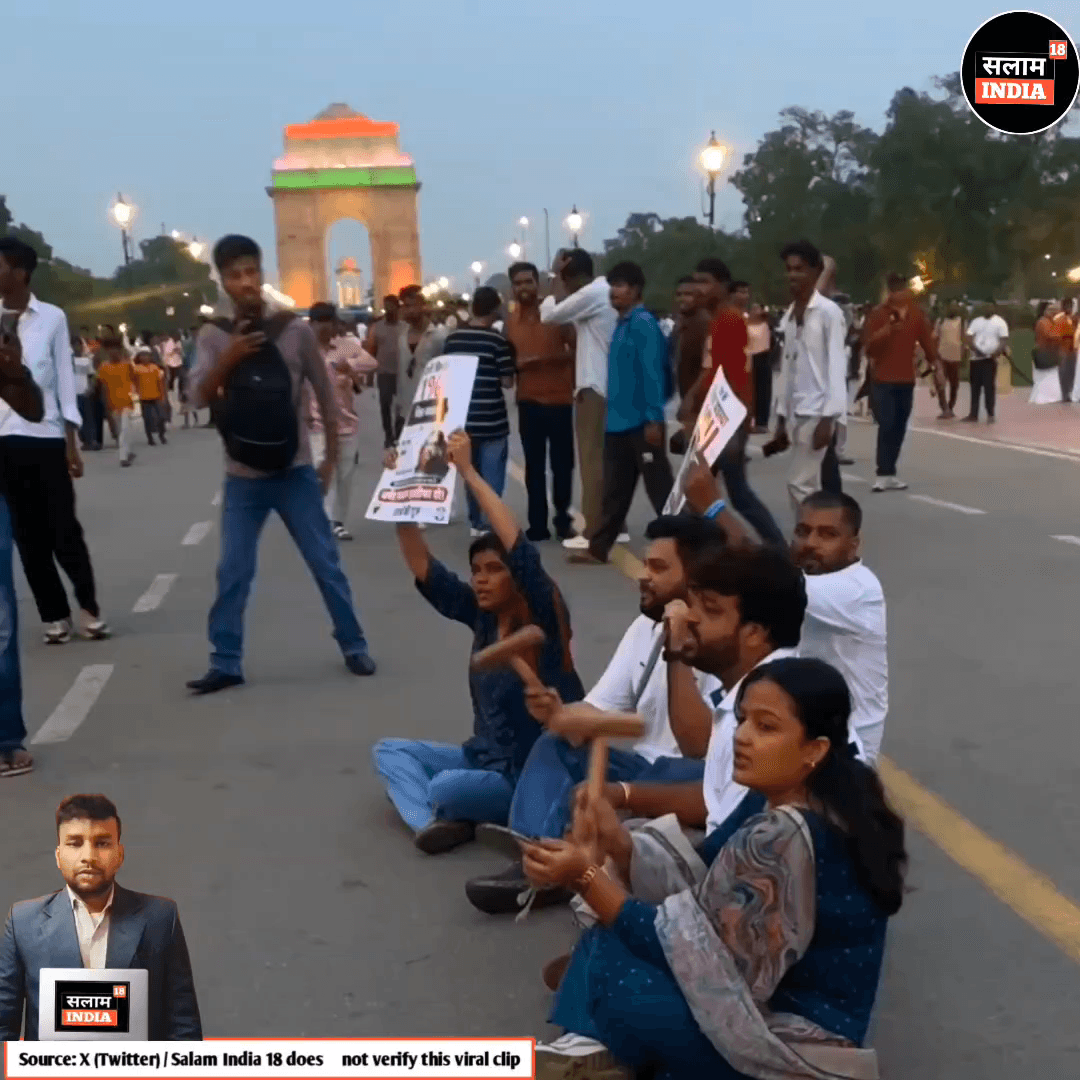 प्रोटेस्ट को देखते हुए संसद भवन पर बढ़ाई गई सुरक्षा #jantarmantar #delhinews #salamimdia18 #viralvideo #news #reel #shor