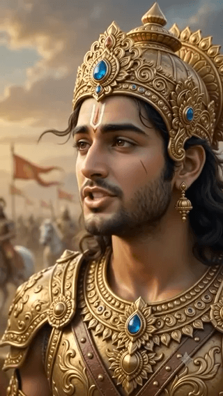 श्री कृष्ण और अर्जुन का यह संवाद आपका जीवन बदल देगा 🚩 Krishna Arjuna Dialogue #Gita #krishna #mahabharat #devotional