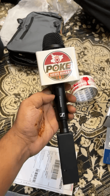 Reporter Microphone for Mobile Phone | Professional News Reporting Mic for Android & iPhone