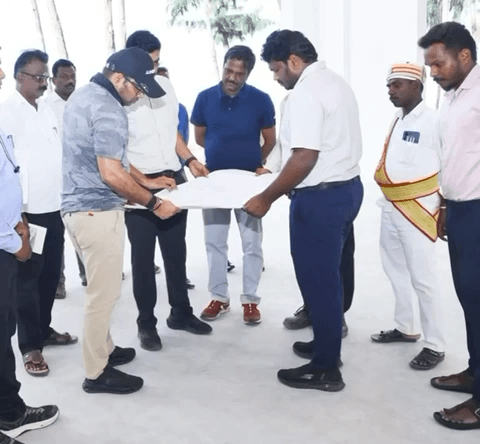 இராமநாதபுரம்: பிறப்பான்வலசையில் 40 கோடி மதிப்பில் கட்டப்பட்ட விளையாட்டு அகாடமி மாவட்ட ஆட்சியர் பார்வையிட்டார்