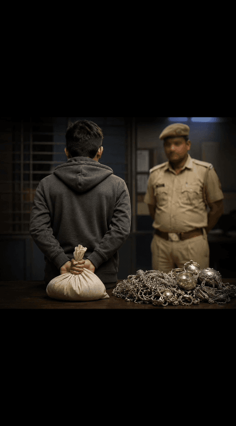 शकरपुर इलाके से पुलिस ने एक चोर को किया गिरफ्तार