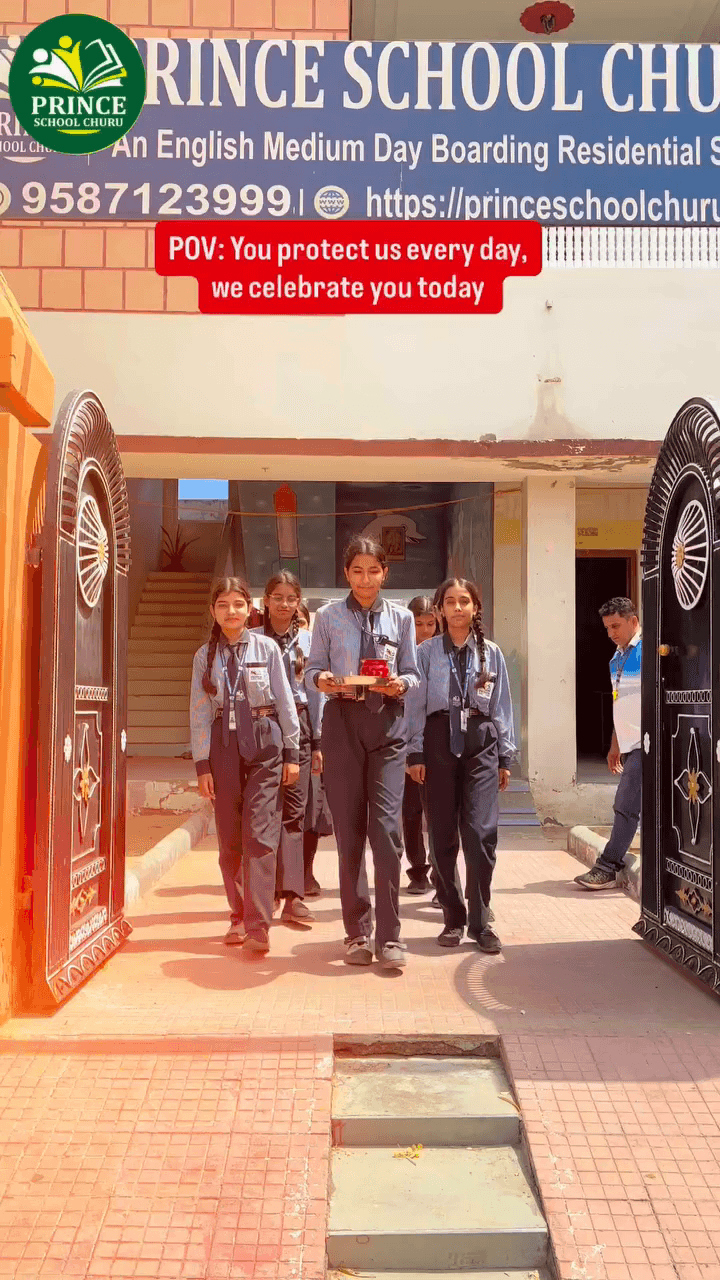 POV: You protect us every day, we celebrate you today. ❤️
A salute to the brave hearts who protect our nation and keep our tomorrow safe. 🇮🇳✨
Proud of our heroes. Proud to be Indian.
— Prince School Churu 🇮🇳