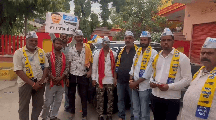 #नाथद्वारा नगर पालिका वार्ड नंबर 31 में आप की प्रत्याशी पूजा यादव के समर्थन में जनसंपर्क किया ।