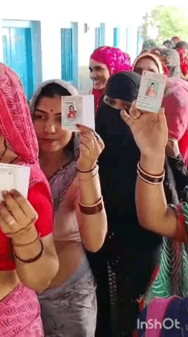 बीदासर: बीदासर में दोपहर 3 बजे तक 62.64% मतदान, 100 साल की दो महिलाओं ने साथ में डाला वोट