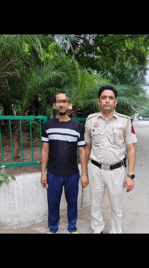 गीता कॉलोनी थाना पुलिस ने एक बदमाश को गिरफ्तार किया