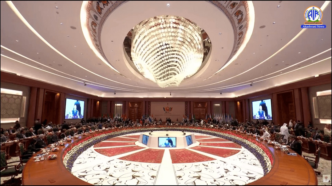 ब्रिक्स शिखर सम्मेलन 2026 के दूसरे दिन प्रधानमंत्री नरेंद्र मोदी का संबोधन।