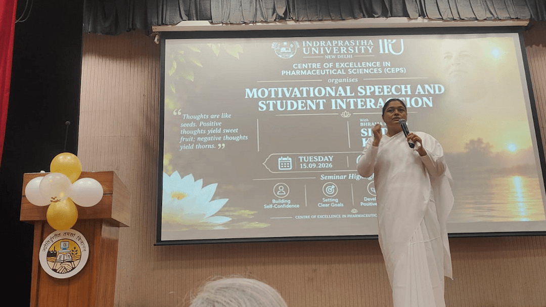 द्वारका : IPU में मानसिक स्वास्थ्य और तनाव मुक्ति पर विशेष प्रेरणादायक कार्यशाला का आयोजन