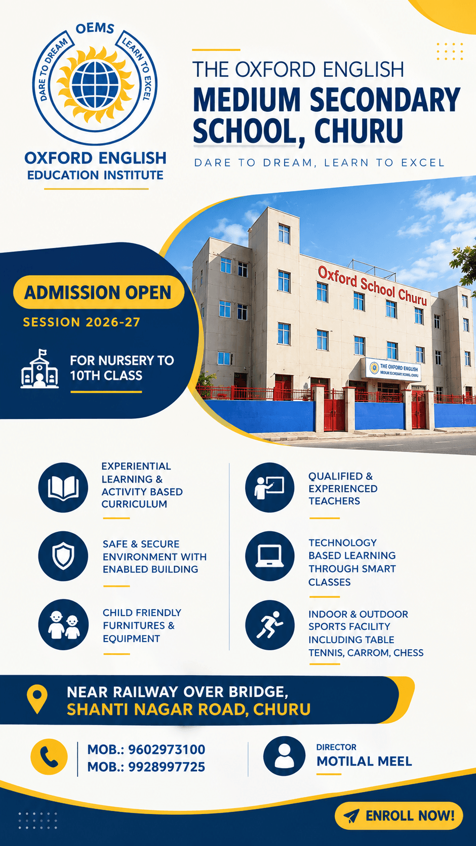 Oxford School, Churu