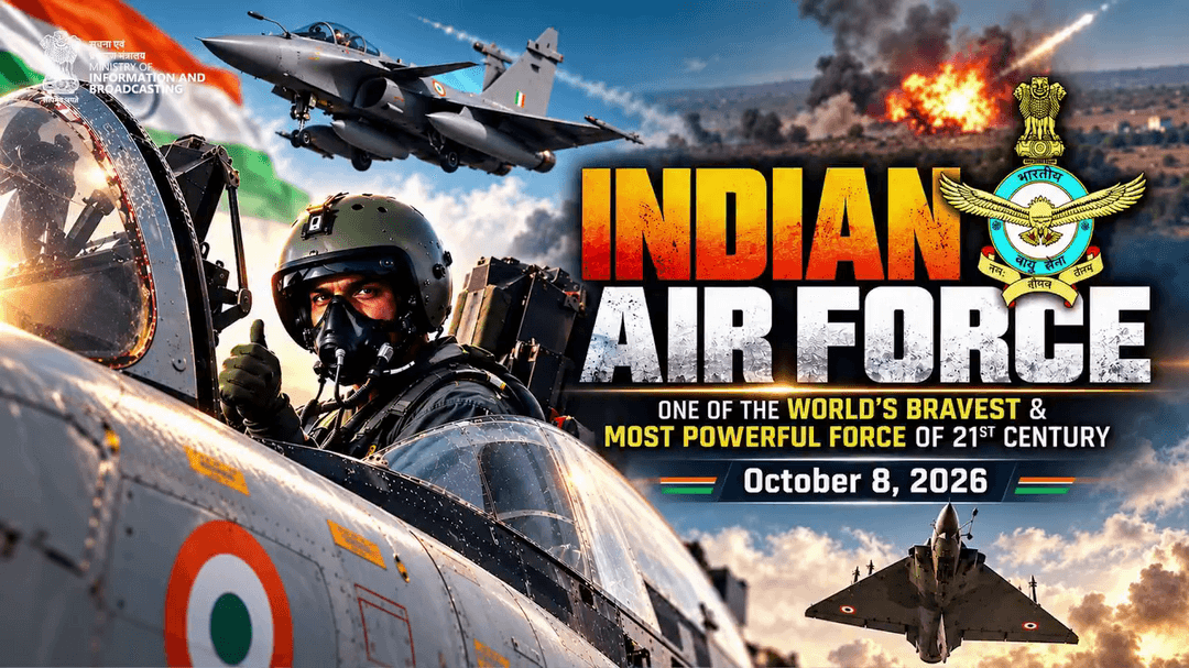This Indian Air Force Day, we salute the brave men and women who guard our skies and serve India with valour.
