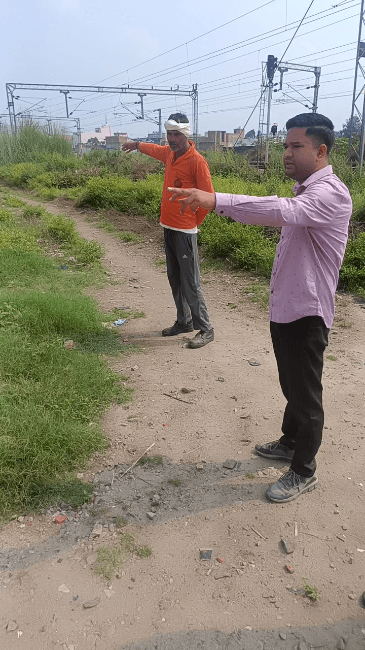 रेलवे का अवैध रास्ता बंद किया जाएगा ,रेलवे ने जानकारी दी,