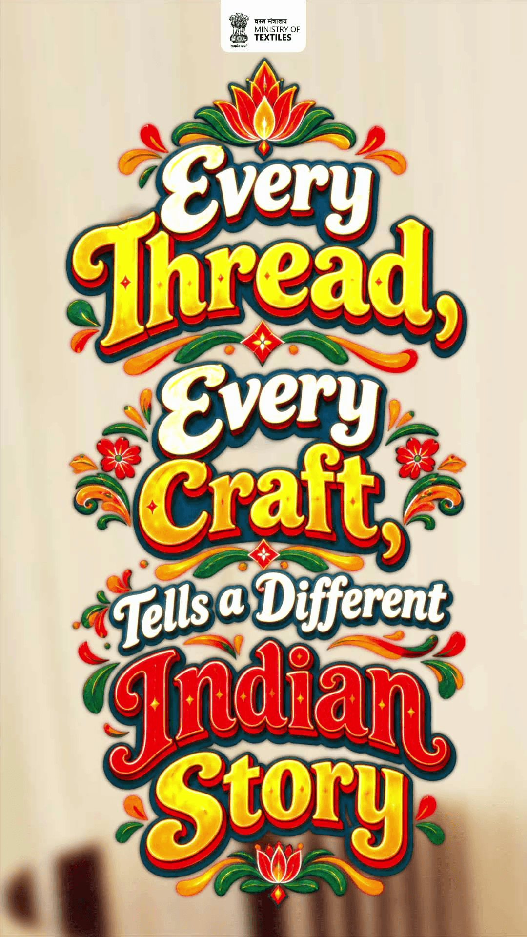 Every thread, every craft tells a different Indian story.