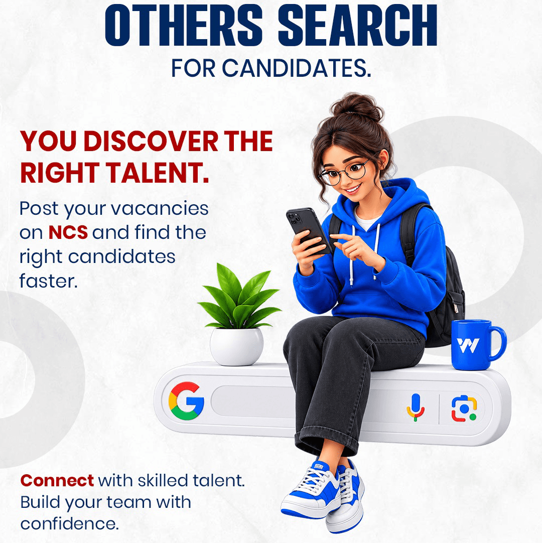 With NCS, employers can post vacancies, connect with relevant jobseekers, and discover skilled candidates for their requirements—all in one place. Let NCS help you find the talent you’re looking for. Visit: www.ncs.gov.in #NationalCareerService #EmployerServices #Hiring