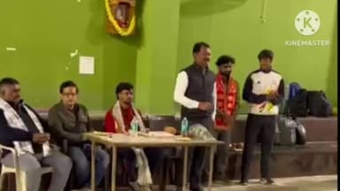 दमोह: राष्ट्रीय कबड्डी खिलाड़ी लीलाधर पटेल के दमोह पहुंचने पर हुआ स्वागत सम्मान समारोह
