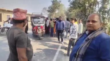 खोदावंदपुर: खोदावंदपुर में दो बाइकों की टक्कर में तीन युवक गंभीर रूप से घायल