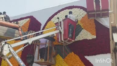 નવસારી: આવતીકાલે ખુલ્લો મુકવાના ફ્લાવર શોને આખરી ઓપ આપવામાં આવી રહ્યો છે કેન્દ્રીય જળ શક્તિ મંત્રી સી આર પાટીલ ઉપસ્થિત રહેશે.