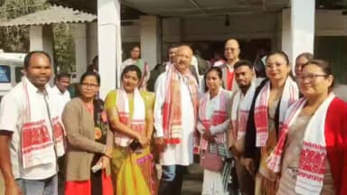 মাৰ্ঘেৰিটা: মাৰ্ঘেৰিটাত স্বাস্থ্যবান শ্ৰমিক যোজনা আঁচনিৰ শুভ উদ্বোধন বিধায়ক ভাস্কৰ শৰ্মাৰ