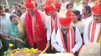 శ్రీకాకుళం: రథసప్తమి వేడుకల్లో భాగంగా శోభాయాత్రలో పాల్గొన్న రాష్ట్ర వ్యవసాయ శాఖ మంత్రి కింజరాపు అచ్చం నాయుడు